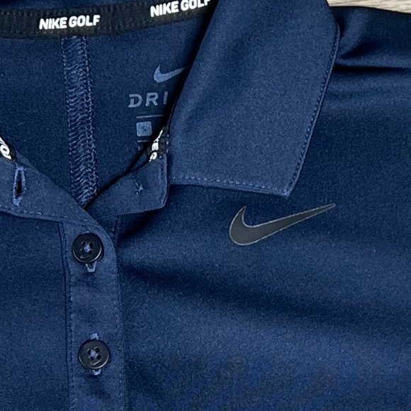 Nike Golf Girls Navy Dri Fit Size Small - Picture 3 of 3